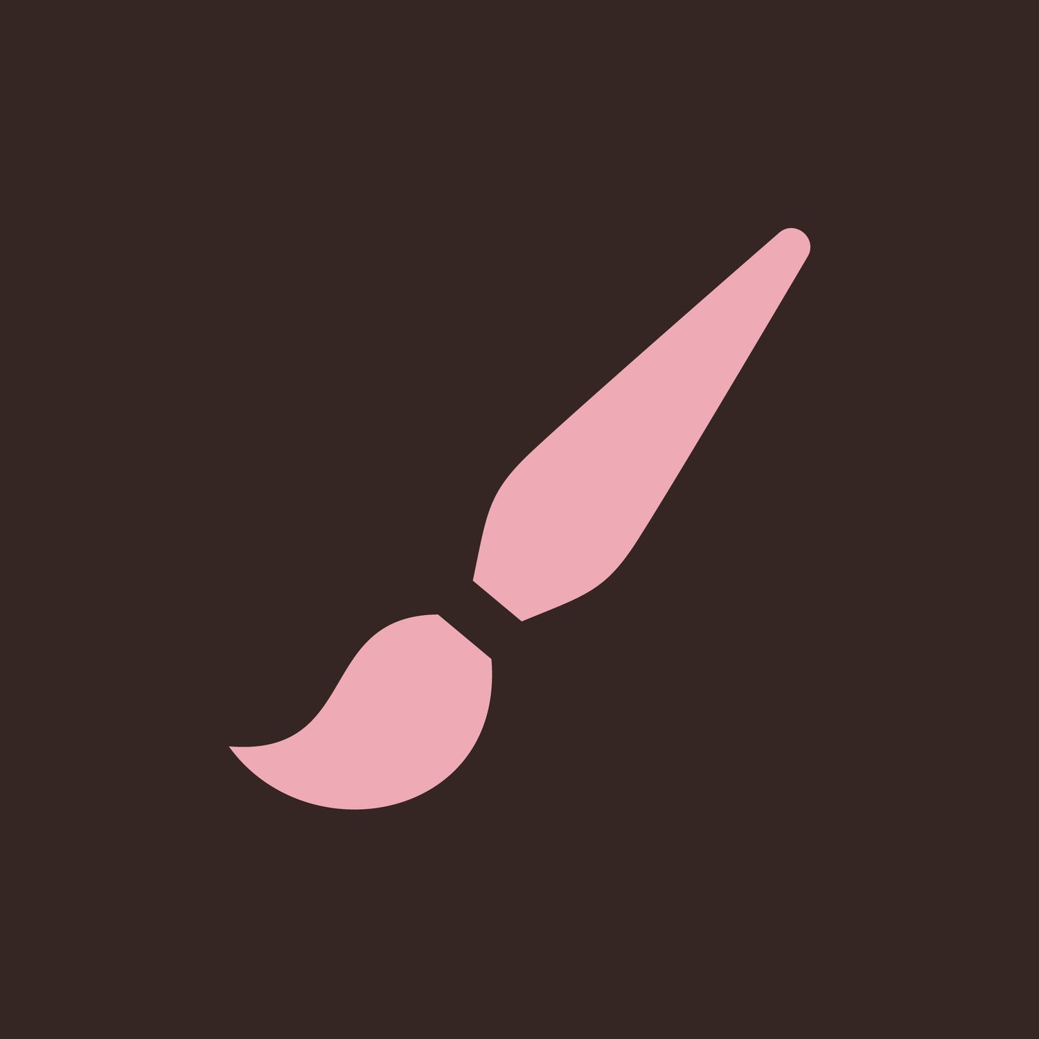 Pink paintbrush icon
